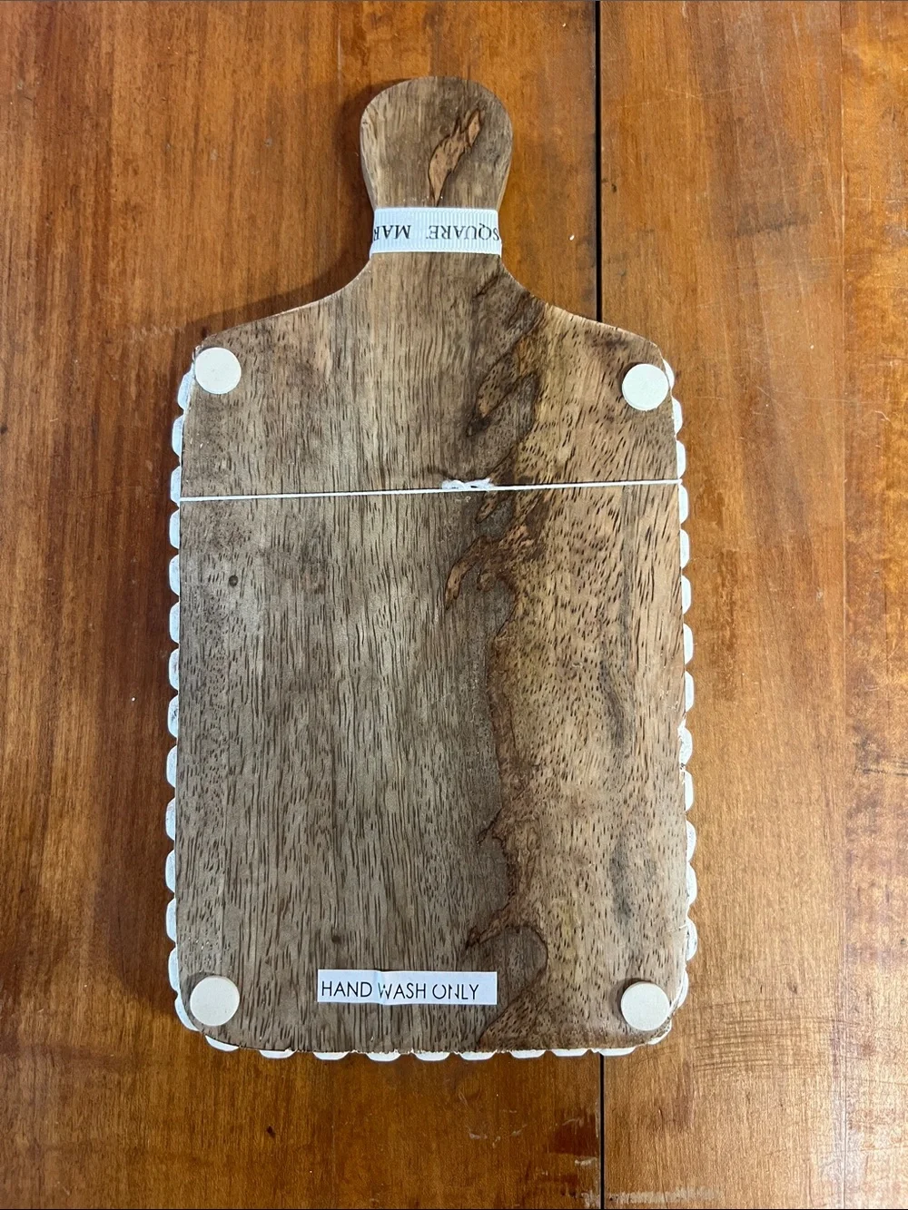 Mary Square Florida Wood Serving Board - Natural Wood
